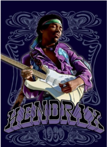 Fender Jimi Hendrix Tribute Stratocaster -Image of Artist playing live for CTA