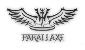 Washburn Parallaxe Guitars - Image of the parallaxe logo 