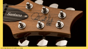 Carlos Santana PRS Guitar-Head stock of Guitar