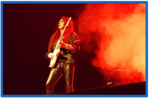 Yngwie Malmsteen Signature Stratocaster - Image of YM Playing live in concert.