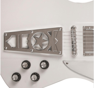 Paul Stanley signature guitar-Image of the guitar bridge