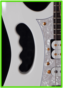 Steve Vai and the Ibanez PIA3761 Electric Guitar- image of the Monkey Grip