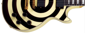 zakk wylde gibson les paul custom-Image of guitar Binding and Controls