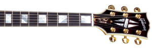 zakk wylde gibson les paul custom-Image of front of guitar neck and head stock