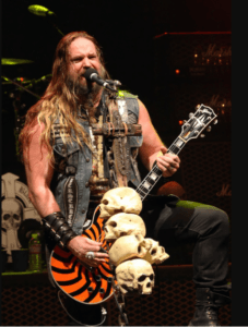 zakk wylde gibson les paul custom-Image of Zakk Wylde