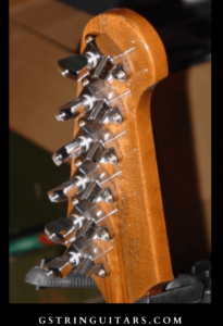 Slash Gibson Firebird-Image of banjo style tuning heads