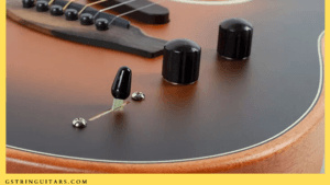 Fender Acoustasonic Telecaster Review-Full image of the controls of the guitar