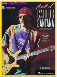 Carlos Santana PRS Guitar- Image Of Music Book 