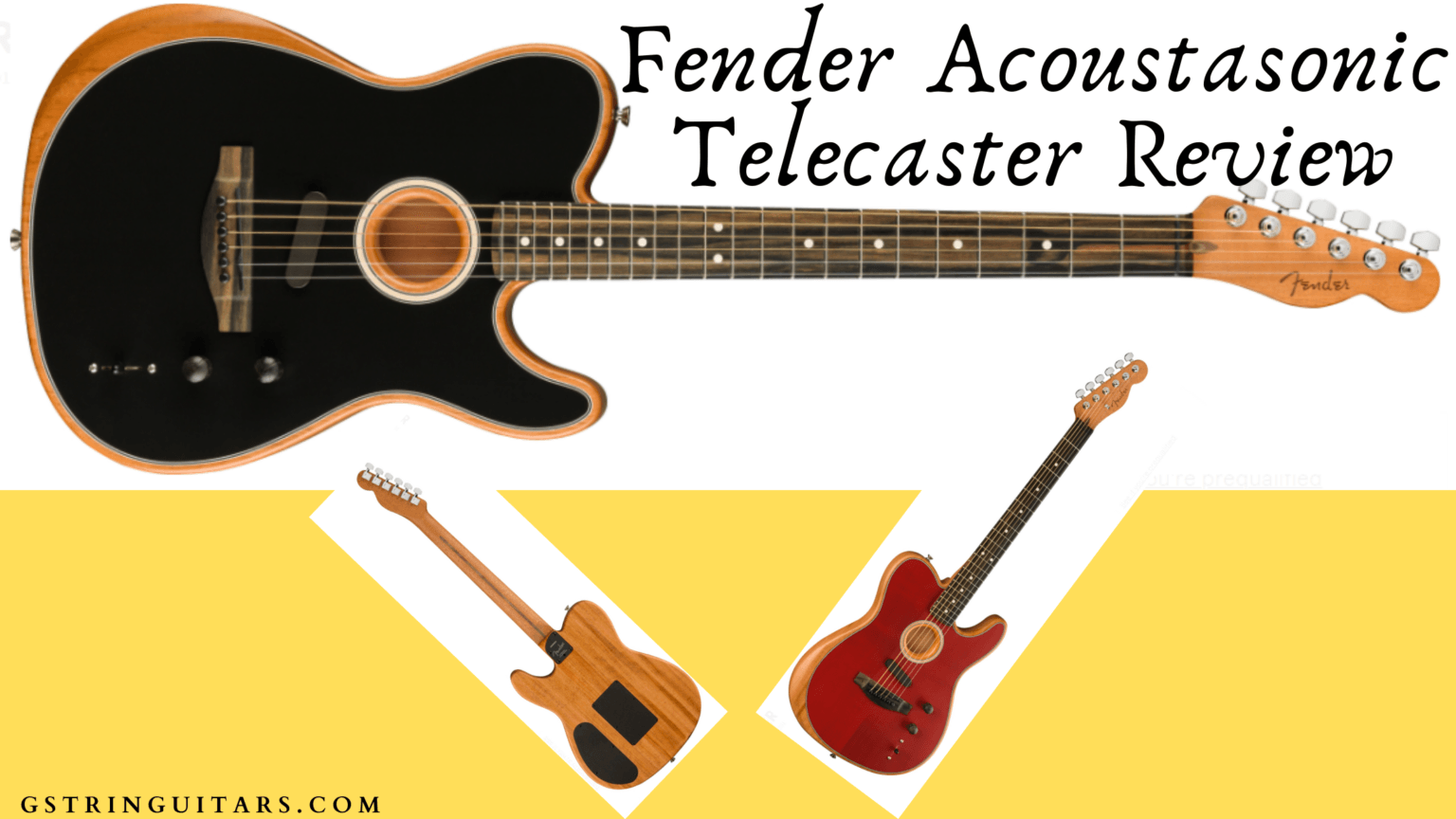 Fender Acoustasonic Telecaster Review G String Guitars Signature