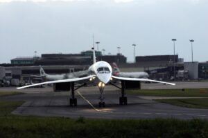 Jackson Randy Rhoads RR1- Image of the namesake for the Jackson the plane itself "Concorde"