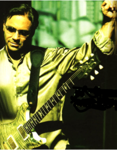 Al Di Meola PRS Guitar-A Image of Al Di Meola with guitar