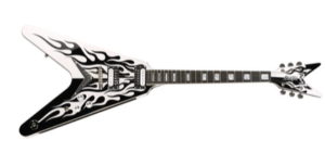 Michael Schenker Flying V-image of MS Guitar Full image