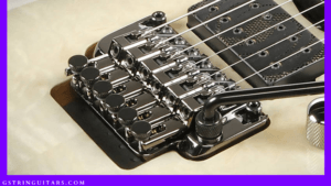 Nita Strauss Signature Ibanez Guitar-Image of JIVA Bridge Hardware