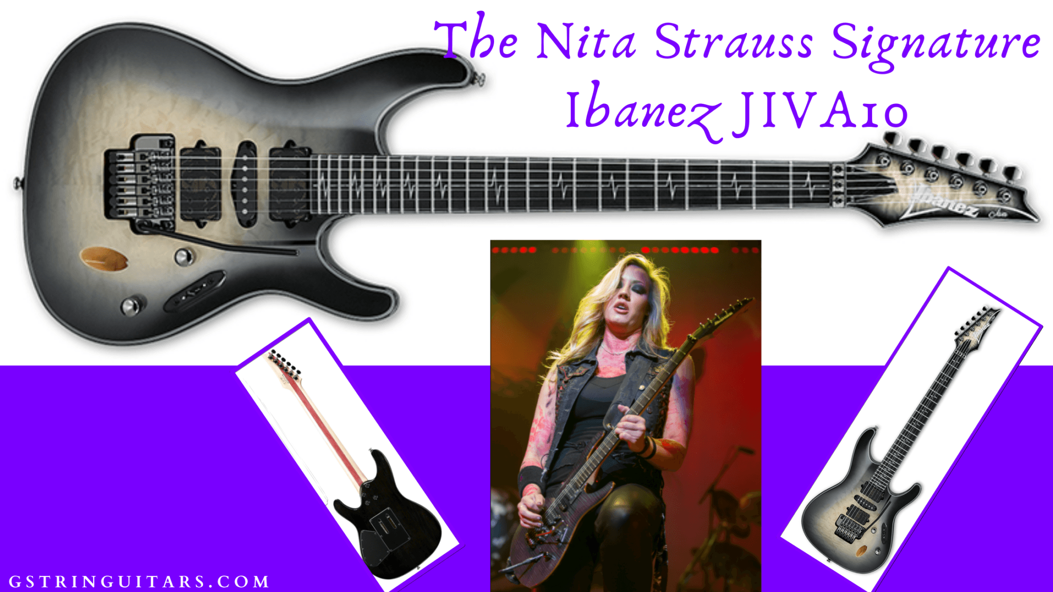The JIVA10 Nita Strauss Signature Ibanez Guitar Review GSG