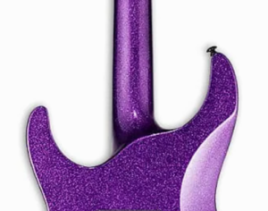 Kirk Hammett Signature Guitar- Image of the back of the guitar where the neck con