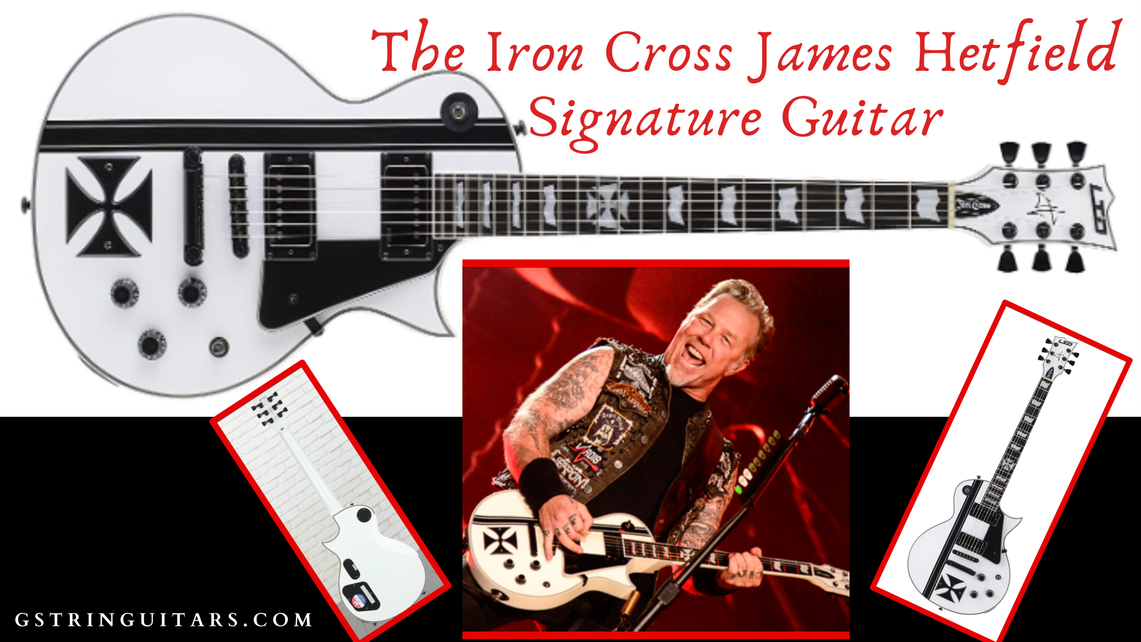 Nonsens Majroe overholdelse The ESP LTD Snow White James Hetfield Signature Guitar | GSG