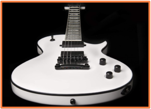 washburn parallaxe-image of the back of the washburn parallaxe-image of the guitar with Hardware and Electronics 