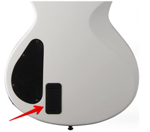 washburn parallaxe-image of the back of the guitar so to show where you would put a battery for active pickups