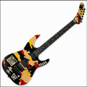 judas priest guitarist-Image of the ESP Kamikaze -1 Guitar by George Lynch