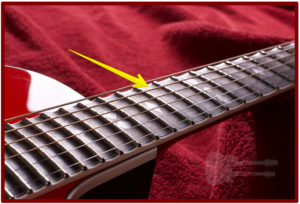 yngwie malmsteen signature guitar- Image of the viper scalloped fingerboard