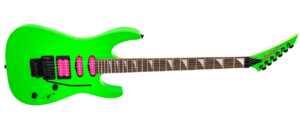 Super Strat guitars-Image of the Jackson X Series Dinky DK3XR HSS Electric Guitar - Neon Green