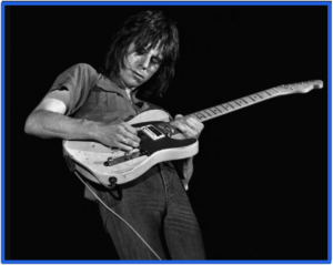 jeff beck signature stratocaster-Image of the Artist onstage playing his Tele Gib Guitar
