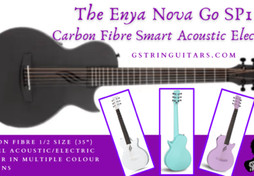 The Enya Nova Go Guitar- Feature image for Post of Guitar front and back