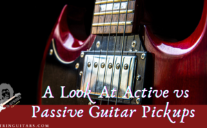 active vs passive guitar pickups- feature image for post