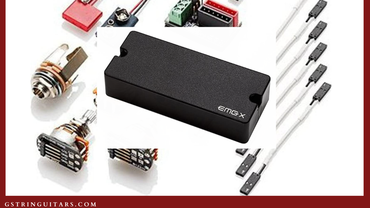 Emg Strat Pickups EMG 81 - Active Humbucker Guitar Pickup