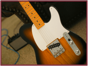 guitar neck construction- image of the Fender Esquire