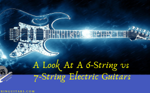 6 string vs 7 string guitar-Feature Image of a Ibanez Steve Vai JEM