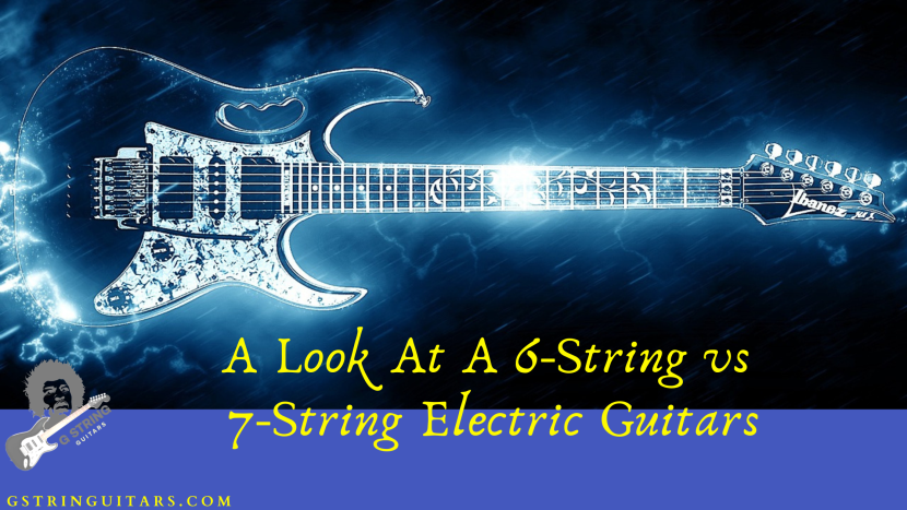 6 string vs 7 string guitar-Feature Image of a Ibanez Steve Vai JEM