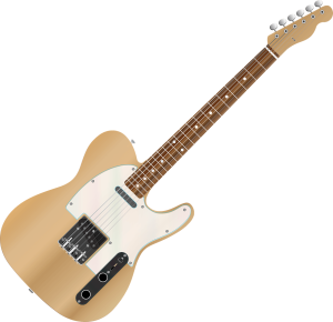 6 string vs 7 string guitar-Image of the first 6 String Fender Telecaster