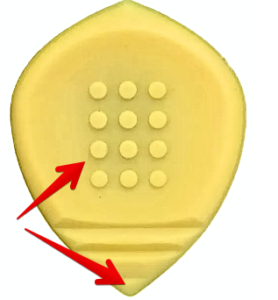 Acoustik Attak - Image of the new Blade Design pick