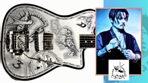 johnny depp guitar-Image of the Johnny Depp Alliance series signature guitar tattoos