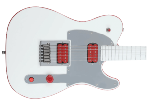fender john 5 telecaster-image of the fender ghost telecaster with hardware and pickups