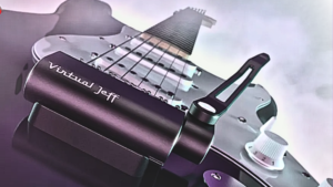 Virtual Jeff Pro-image of digital Whammy Bar by Virtual Jeff Pro on fixed bridge guitar