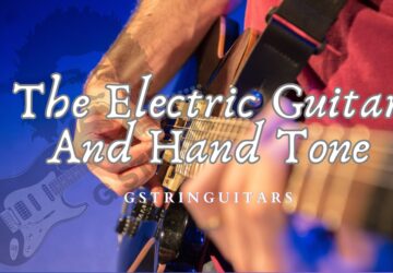 guitar and hand- Feature Image of a guitarist playing live showing his hands on the guitar