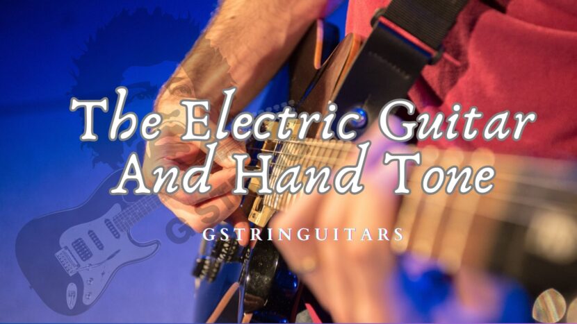 guitar and hand- Feature Image of a guitarist playing live showing his hands on the guitar