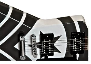 Jason hook signature guitar-Image of the guitars pickups