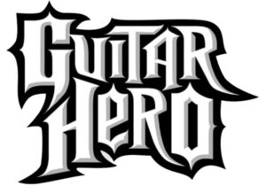 guitar popular- an image of the logo for Guitar Hero Video Game