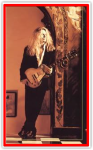 John Sykes-image of him standing on his album cover Loveland