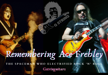 Remembering Ace Frehley - feature image of Ace as the spaceman and Ace without makeup