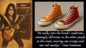 Remembering Ace Frehley - image of Ace and his famous sneakers